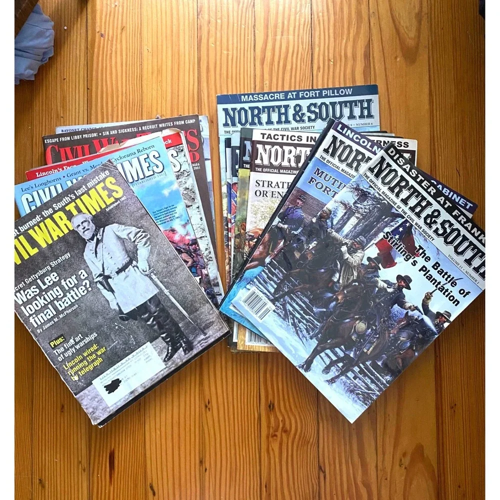 Lot of 16 Civil War History Magazines North & South Civil War Times Illustrated